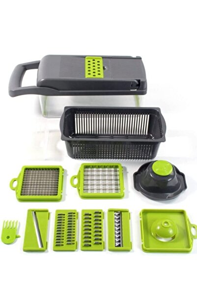 Generic مفرمة خضروات، مفرمة بصل، قطاعة ماندولين، برو 10 في 1، مفرمة طعام احتر...