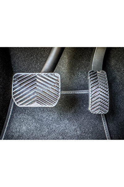 fly3d Tesla Model Y Juniper Karbon Görünümlü Pedal Kılıf Seti