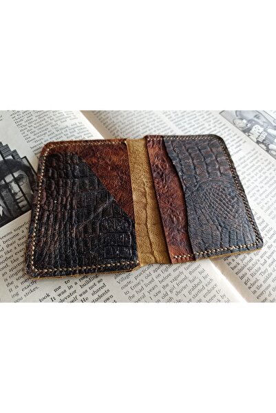 Mahfuz Genuine Leather Top Quality Fully Handmade Minimalist Wallet 15.5X10.5 cm Sda3
