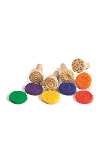 Edx Education Wooden Dough Stampers(4)