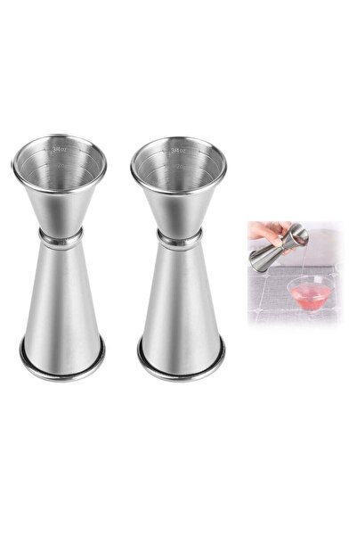 Generic SYOSI Double Jigger for Bartending Jigger 2 oz 1 oz Cocktail Jigger Japanese Jigger Bar Jigger Cock