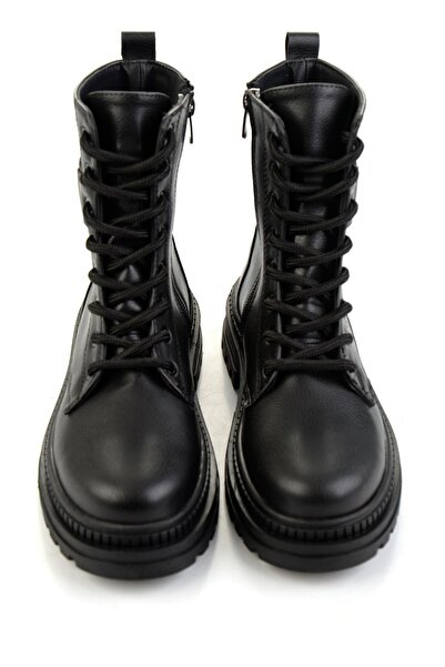 Bambi Siyah Kadın Bot & Bootie K02179521209