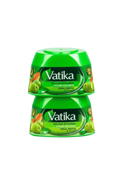 Vatika Vatika Olive, Henna & Almond Styling Cream - 2 x 140ml