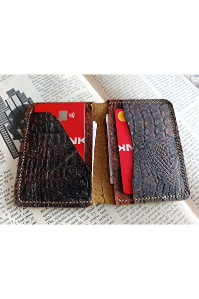 Mahfuz Genuine Leather Top Quality Fully Handmade Minimalist Wallet 15.5X10.5 cm Sda3
