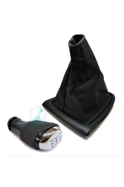 otovista Renault Clio 4 New Type Leather Gear Shift Knob and Shift Boot (2012-2019)