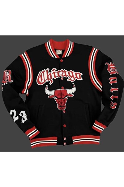 Ral Sport Bulls Men's College Jacket Black