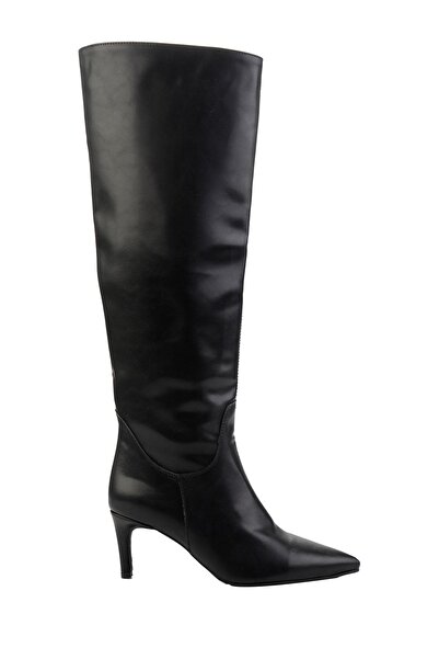 Bambi Siyah Kadın Çizme K03246280209