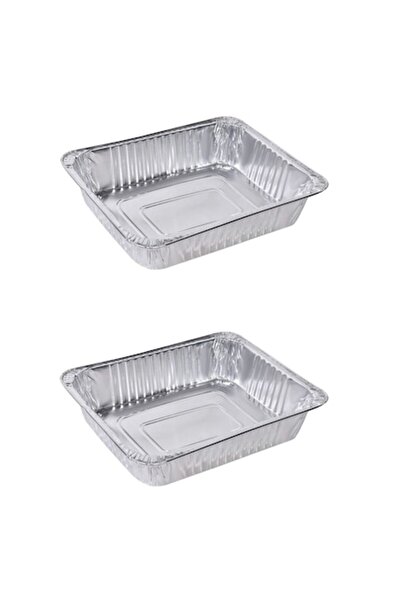 MYONNA IT & E- COMMERCE Set de tăvi de unică folosință din aluminiu 36x29x9 cm, 2 buc.