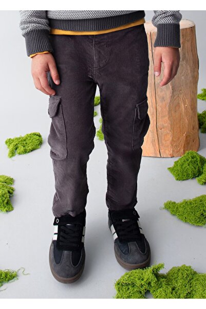 MAYORAL Boys' Velvet Cargo Pants