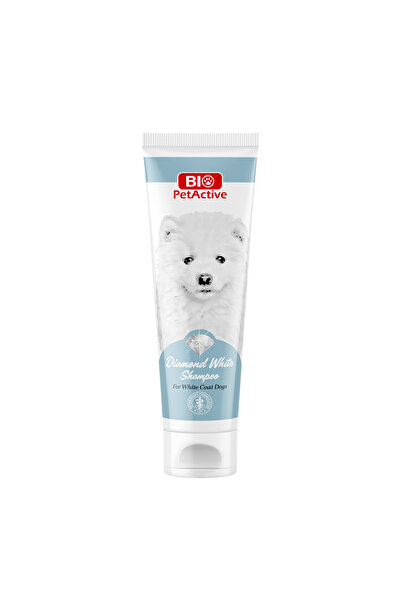 Bio PetActive Diamond Beyaz Tüylü Köpek Şampuanı 250 ML.