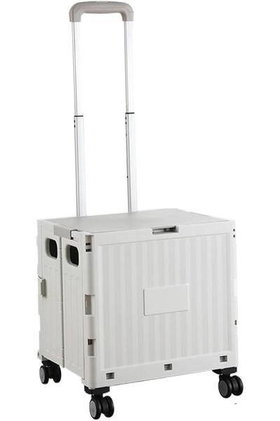 valkyrie Katlanabilir 4 Tekerlekli Alışveriş ve Depolama Çantası – Kapaklı Te...