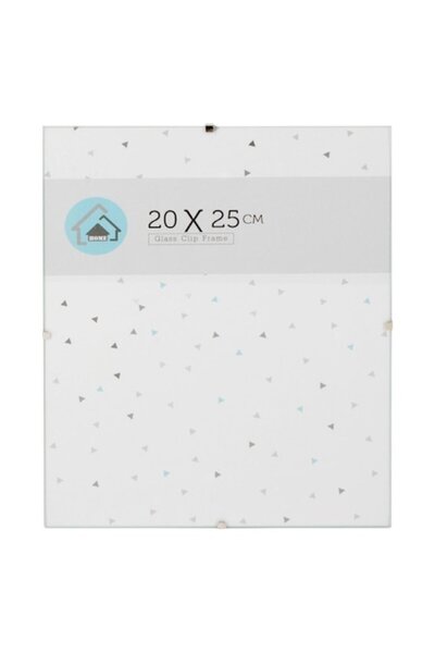 SHOPIENS Photo Frame - Clips and Glass, Size 20x25 cm, Multicolor