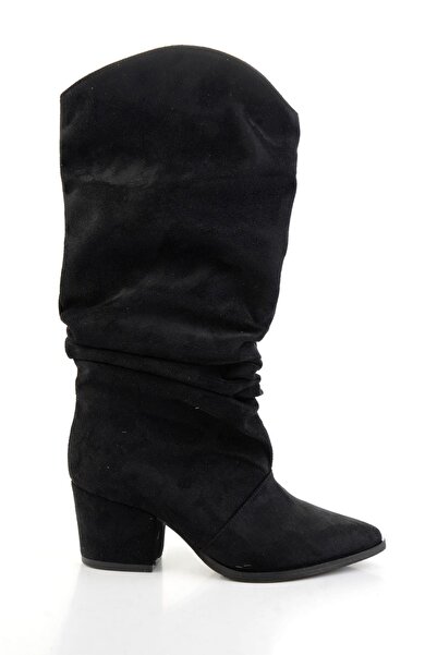 Bambi Siyah Kadın Bot & Bootie K03606060272