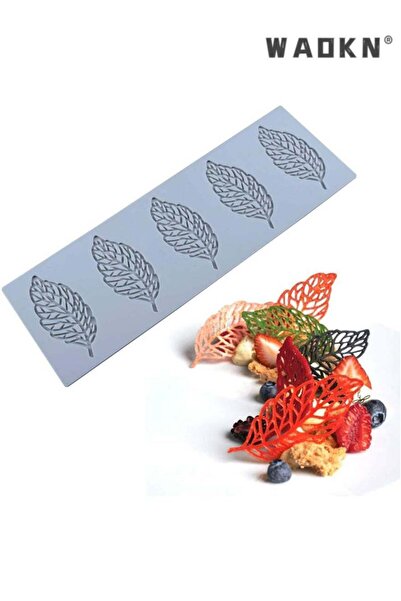 Generic Innovative Leaf-Shaped Silicone Mold with Hollow Design for Chocolate...