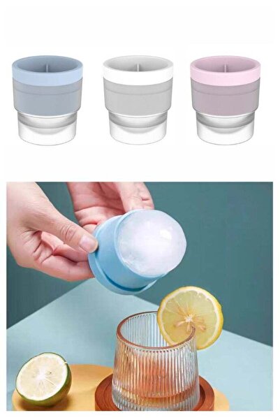 Generic 3Pcs Large Silicone Ice Sphere Molds, Suitable for Making Ice Balls for Whiskey and Other Beverages