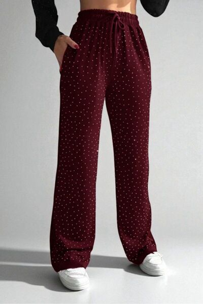 Sara Helını Taşlı pantalon