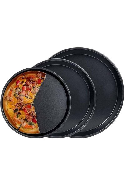 Generic 6/8/9 Inch Round Shallow Pizza Pan Pizza Pan Household Pizza Baking P...