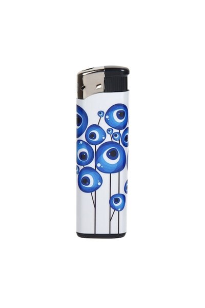 SHOPIENS Pocket Lighter, Eye Design, Flame Adjustment, Multicolor, 8 cm, MYONNA IT & E-COMMERCE
