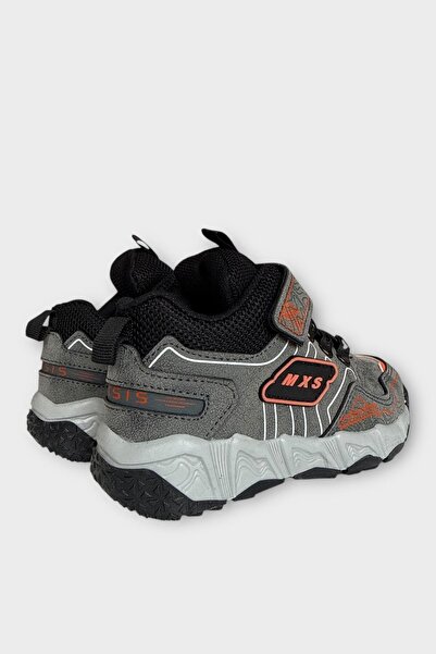 Liger Αντιολισθητική σόλα με Velcro Αθλητικές Παιδικές Μπότες SMOKED