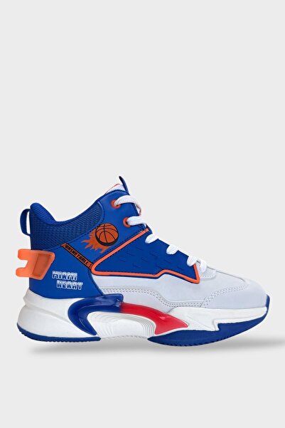 Liger Children's High-Top Basketball Style Sneakers Blue