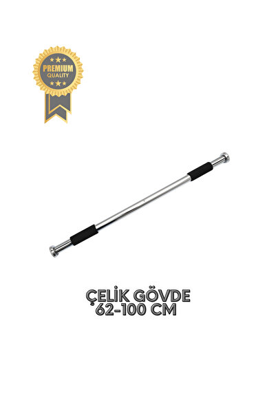 CANSPORT CAN SPORT KAPI BARFİKSİ 62-100 CM BARFİKS DEMİRİ SPOR EGZERSİZ BARFİKS ÇUBUĞU