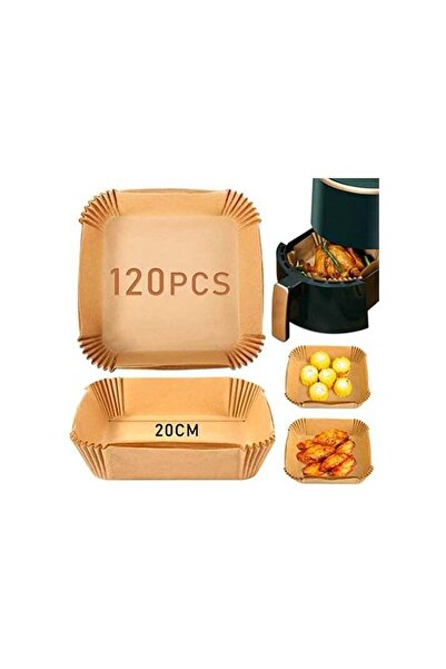 Generic erorex 120Pcs Air Fryer Disposable Paper Liner, Air Fryer Liners Square, Baking Paper for Air Fryer