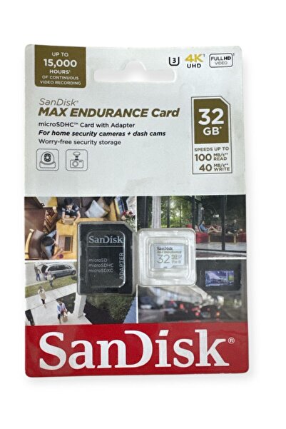 SanDisk 32GB MAX ENDURANCE microSDHC Card with Adapter
