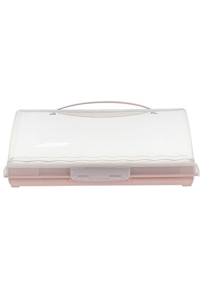 PUFO Cookies platter with transparent lid for serving cakes, cookies, muffins, pastries, 35 cm