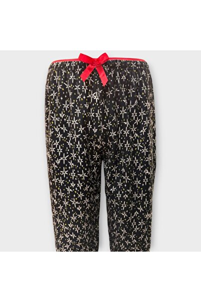 Hirazenmoda Suede Women's Single Bottom Pajamas Soft Textured Comfortable Fit Home Wear (Waist Inner Boxer Elastic Model)