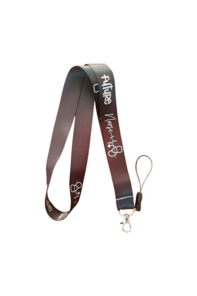 Ankara Üniforma Hastane Hemşire Boyun askı ipi ve Telefon askısı ( Kartlık üc...