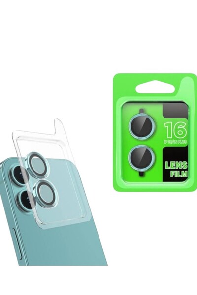 Yazmak واقي عدسة كاميرا iPhone 16 / 16 Plus من الزجاج المقوى 9H - شفاف عالي ا...