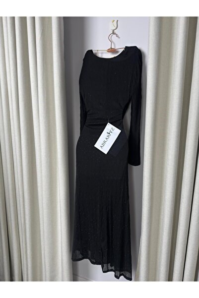 ABRARYZ Georgette midi dress with slits