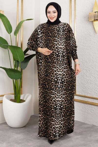 ORCHID Desenli Bürümcük Elbise