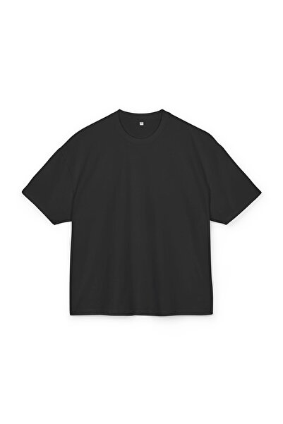 LORVEX Υπερμεγέθη Unisex Βασικό Βαμβακερό T-SHIRT για Όλες τις Εποχές