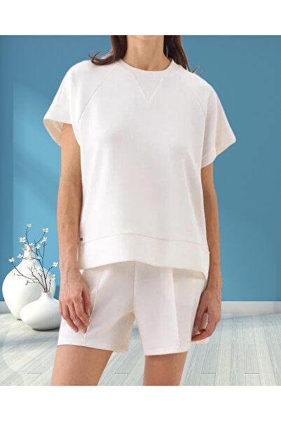 MinervaXint Women's Crew Neck Oversized Modal Fabric Blouse