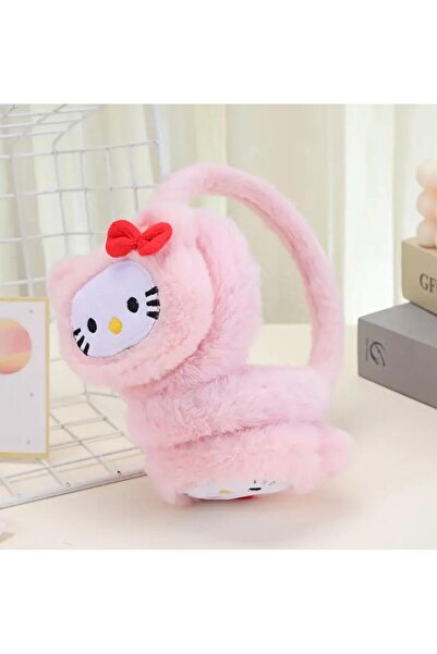 zyc Girl's Hello Kitty Plush Headphones