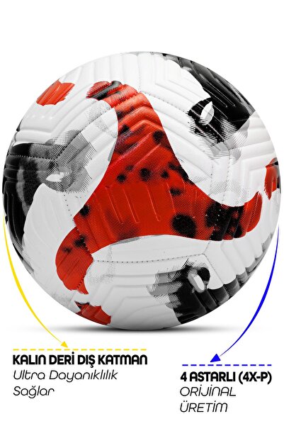 Telvesse Profesyonel Futbol Topu 2026 Süper Lig Pompalı Sert Zemin Halı Saha Futbol Topu No5 Renkli F73