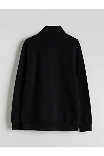 LC Waikiki Standard Pattern Stand Collar Men's Knitwear Cardigan