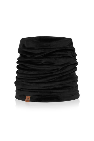 Betlewski BKD-BK-07 BLACK Velvet Women's Scarf WINTER