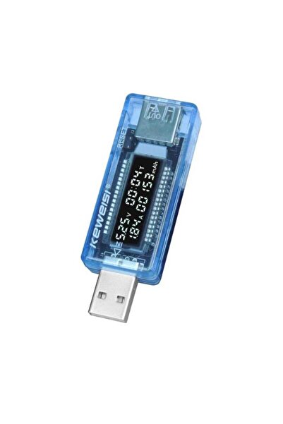 okn teknoloji KWS-V20 USB Tester - USB Voltmetre, Ampermetre - Keweisi