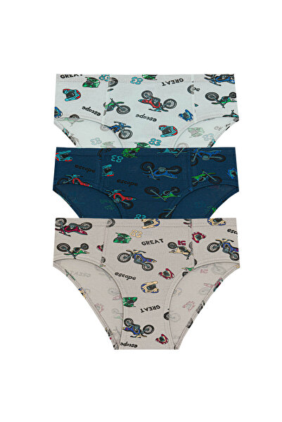 Berrak 1580 Erkek Çocuk 3lü Slip