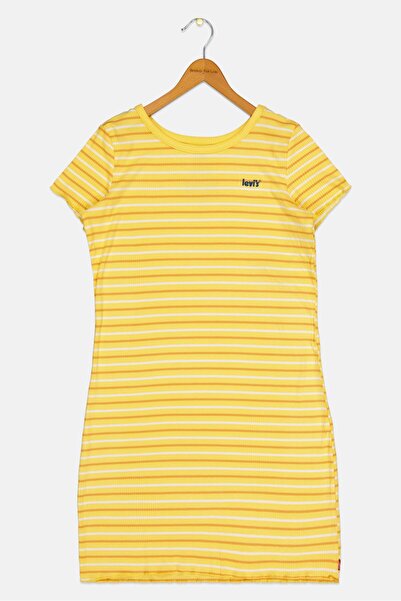 Levi's Kids Girl Stripe Short Sleeve Dress, Multicolor