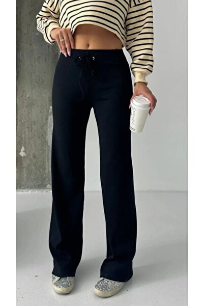 HepsitrentStore Fitted Comfort Mold Black Pants