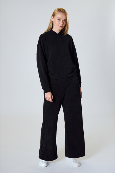 Twister Jeans Kapşonlu Kadife Sweatshirt