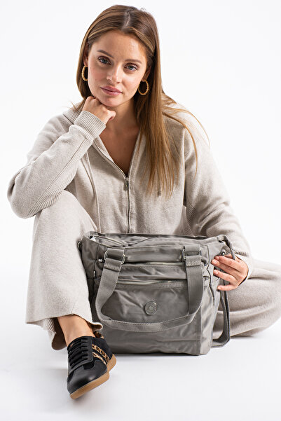 Sanmorris 7002 Γυναικεία τσάντα χιαστί και ώμου μεγάλου μεγέθους, αδιάβροχη, αντιστρεπτική, υφασμάτινη τσάντα