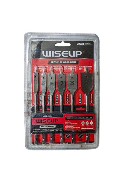 WISEUP 6-piece drill bit set
