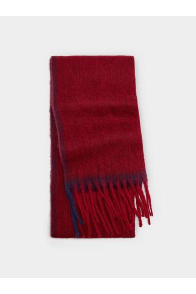 PARFOIS Saçaklı Yün Karışımlı Eşarp