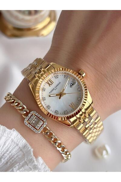 Pierre Cardin Steel Case and Band 2 Years Warranty 3 Atm Water Resistant Women Wristwatch Rl.M1007.3