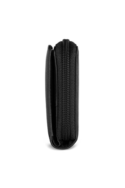BUGATTI Portofel Black Magic din piele cu protecție RFID 11 cm