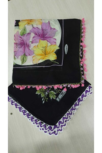 Papatyam 2 Pieces * 100 Needlepoint Kits 90*90 Crochet Embroidery Kit /Cotton/Embroidered Yemeni/Needlework/Handmade Embroidery Writing